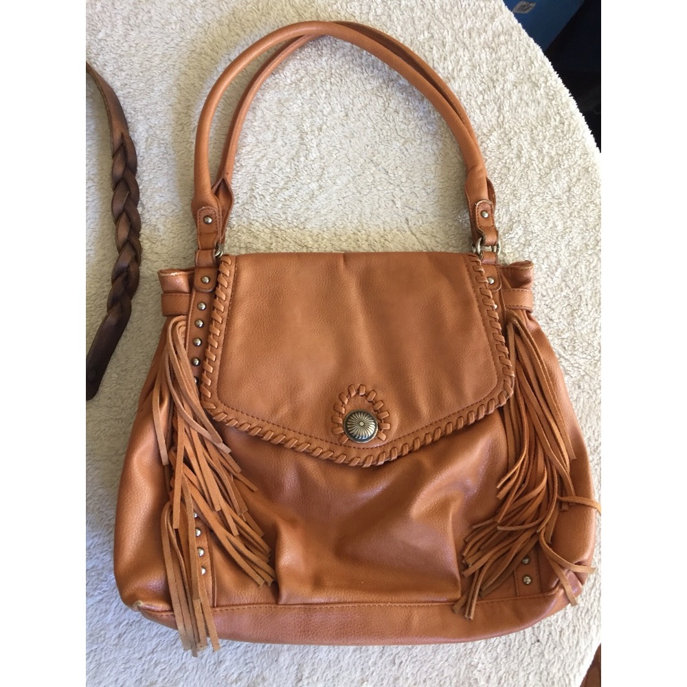 🚫SOLD🚫Brown Faux Leather Purse